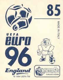 1996 Merlin's Euro 96 Stickers #85 Billy McKinlay Back