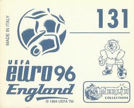 1996 Merlin's Euro 96 Stickers #131 Romania Team Back