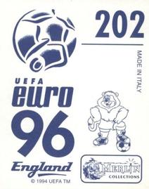 1996 Merlin's Euro 96 Stickers #202 Radek Drulak Back