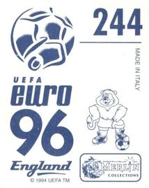 1996 Merlin's Euro 96 Stickers #244 Spain Action Back