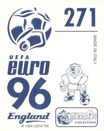 1996 Merlin's Euro 96 Stickers #271 Helveg Back