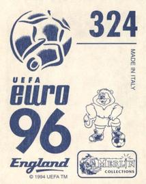 1996 Merlin's Euro 96 Stickers #324 Stanic Back