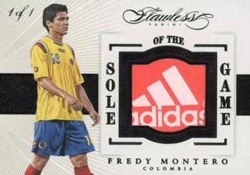 2015-16 Panini Flawless - Sole of the Game Relics Black #SG-FM Fredy Montero Front