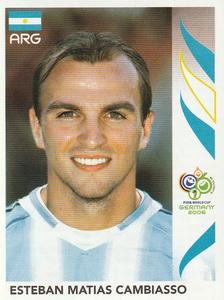 2006 Panini World Cup Stickers #178 Esteban Cambiasso Front