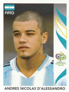 2006 Panini World Cup Stickers #179 Andres D'Alessandro Front
