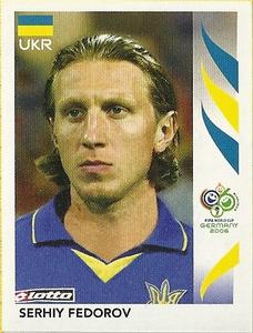2006 Panini World Cup Stickers #552 Serhiy Fedorov Front