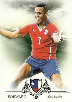 2016 Futera Unique World Football #87 Alexis Sanchez Front