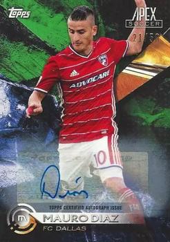 2016 Topps Apex MLS - Autographs Green #59 Mauro Diaz Front