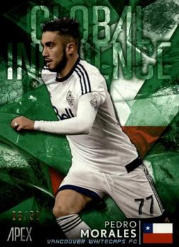 2016 Topps Apex MLS - Global Influence Green #GI-PM Pedro Morales Front