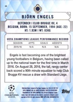 2017 Topps UEFA Champions League Showcase #44 Bjorn Engels Back