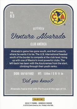 2016-17 Donruss - Gold #63 Ventura Alvarado Back