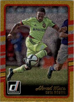 2016-17 Donruss - Gold #64 Ahmed Musa Front