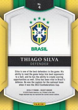 2016-17 Panini Select #4 Thiago Silva Back
