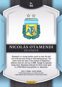 2016-17 Panini Select #46 Nicolas Otamendi Back