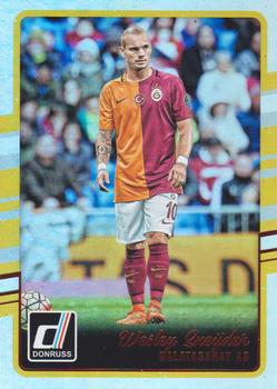 2016-17 Donruss - Holographic #99 Wesley Sneijder Front