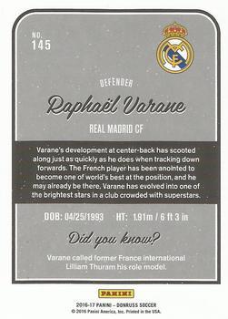 2016-17 Donruss - Purple #145 Raphael Varane Back