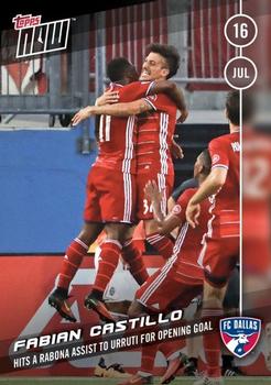 2016 Topps Now MLS #1 Fabian Castillo Front