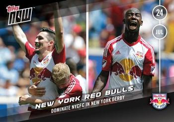 2016 Topps Now MLS #9 New York Red Bulls Front