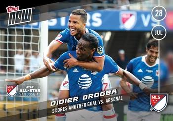 2016 Topps Now MLS #10 Didier Drogba Front