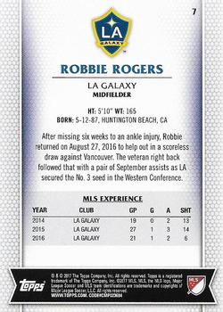 2017 Topps MLS #7 Robbie Rogers Back