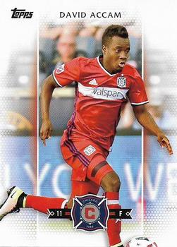 2017 Topps MLS #21 David Accam Front