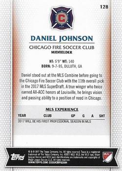2017 Topps MLS #128 Daniel Johnson Back