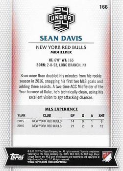 2017 Topps MLS #166 Sean Davis Back