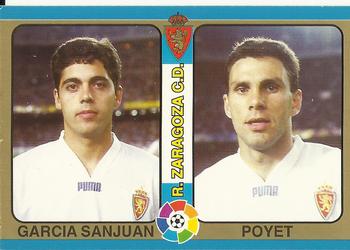 1995 Mundicromo Sport Futbol Total #25 Garcia Sanjuan / Poyet Front