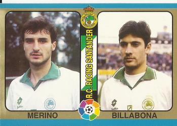 1995 Mundicromo Sport Futbol Total #68 Merino / Billabona Front