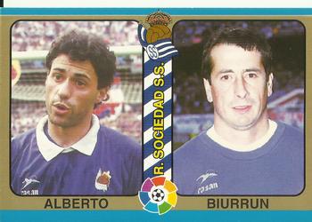 1995 Mundicromo Sport Futbol Total #91 Alberto / Biurrun Front