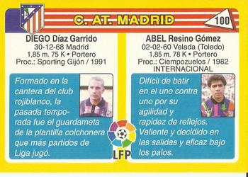 1995 Mundicromo Sport Futbol Total #100 Abel / Diego Back
