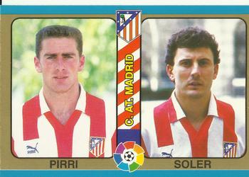 1995 Mundicromo Sport Futbol Total #105 Pirri / Soler Front