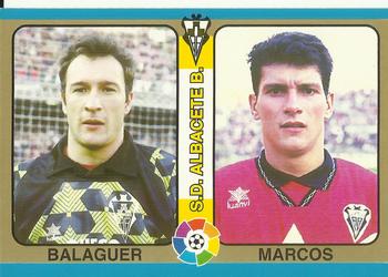 1995 Mundicromo Sport Futbol Total #109 Balaguer / Marcos Front
