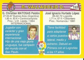 1995 Mundicromo Sport Futbol Total #153 Iñaqui / Motasas Back