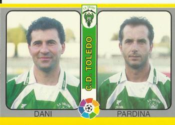 1995 Mundicromo Sport Futbol Total #203 Dani / Pardina Front
