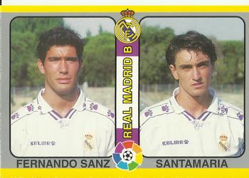 1995 Mundicromo Sport Futbol Total #212 Fernando Sanz / Santamaria Front