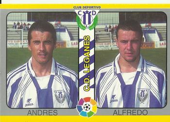 1995 Mundicromo Sport Futbol Total #268 Andres / Alfredo Front