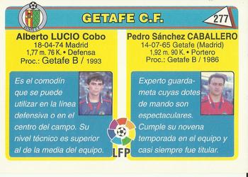 1995 Mundicromo Sport Futbol Total #277 Caballero / Lucio Back