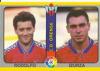 1995 Mundicromo Sport Futbol Total #290 Rodolfo / Izurza Front