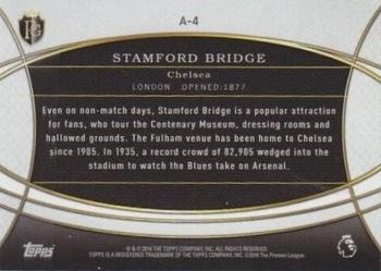 2016 Topps Premier Gold - Ambiance #A-4 Stamford Bridge Back