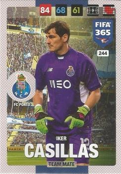 2016-17 Panini Adrenalyn XL FIFA 365 #244 Iker Casillas Front