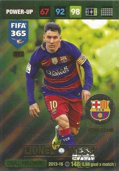 2016-17 Panini Adrenalyn XL FIFA 365 #371 Lionel Messi Front