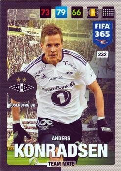 2016-17 Panini Adrenalyn XL FIFA 365 Nordic Edition #232 Anders Konradsen Front