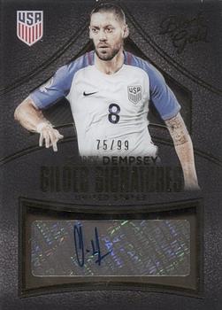2016-17 Panini Black Gold - Gilded Signatures #GS-CD Clint Dempsey Front