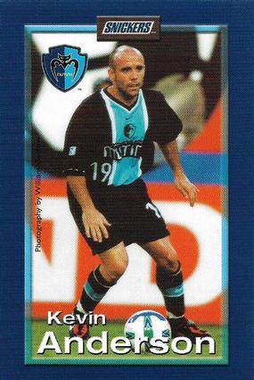 2000 Snickers Tampa Bay Mutiny #NNO Kevin Anderson Front