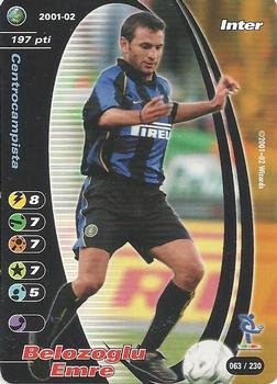 2001-02 Wizards of the Coast Football Champions (Italy) #63 Belozoglu Emre Front