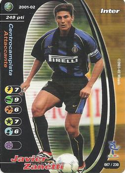 2001-02 Wizards of the Coast Football Champions (Italy) #67 Javier Zanetti Front