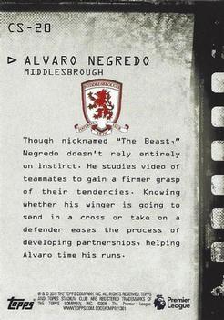 2016 Stadium Club Premier League - Contact Sheet Red #CS-20 Alvaro Negredo Back