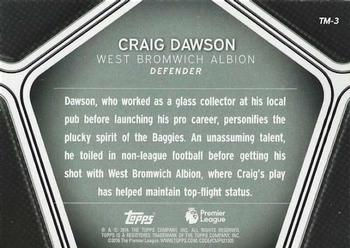 2016 Stadium Club Premier League - Team Marks #TM-3 Craig Dawson Back