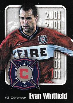 2001 AthletiCo / Chicago Tribune Chicago Fire #NNO Evan Whitfield Front